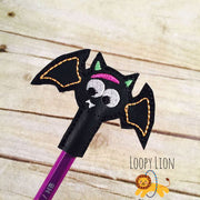 Halloween Bat ITH Pencil Topper
