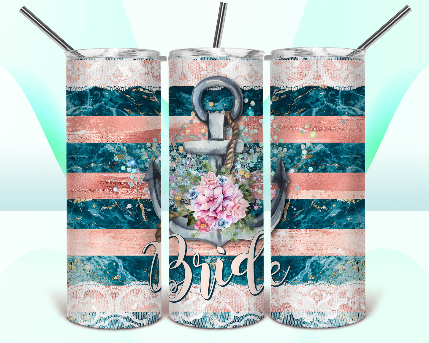 Bride Groom Sublimation Tumbler Bundle