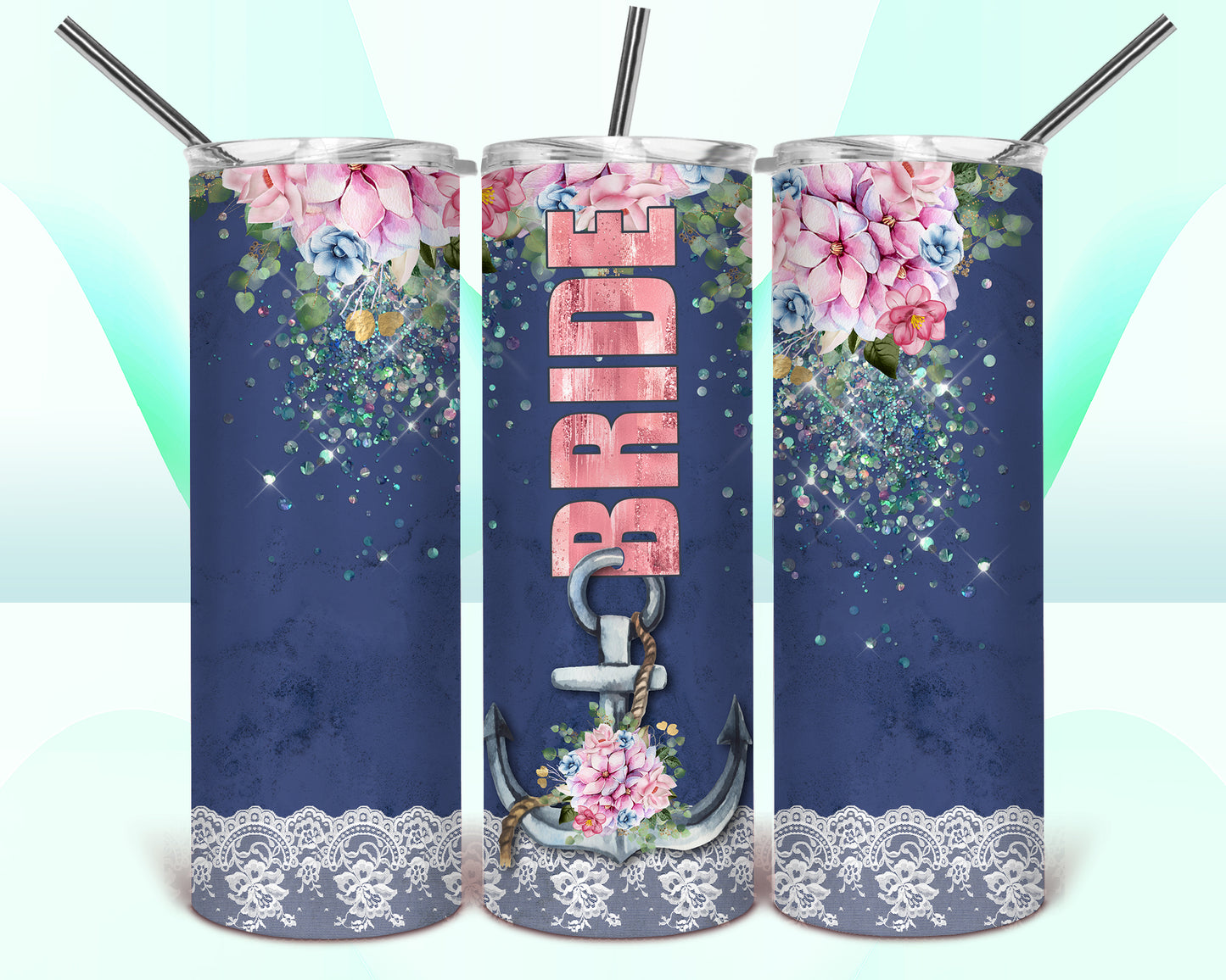 Bride Groom Sublimation Tumbler Bundle