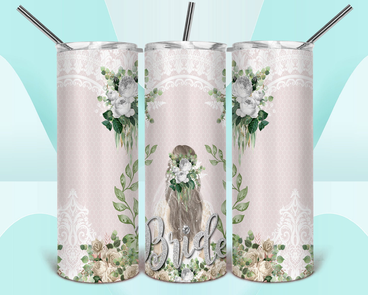 Bride Groom Sublimation Tumbler Bundle