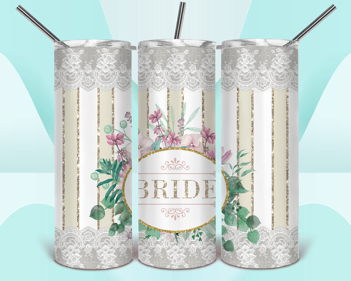 Bride Groom Sublimation Tumbler Bundle