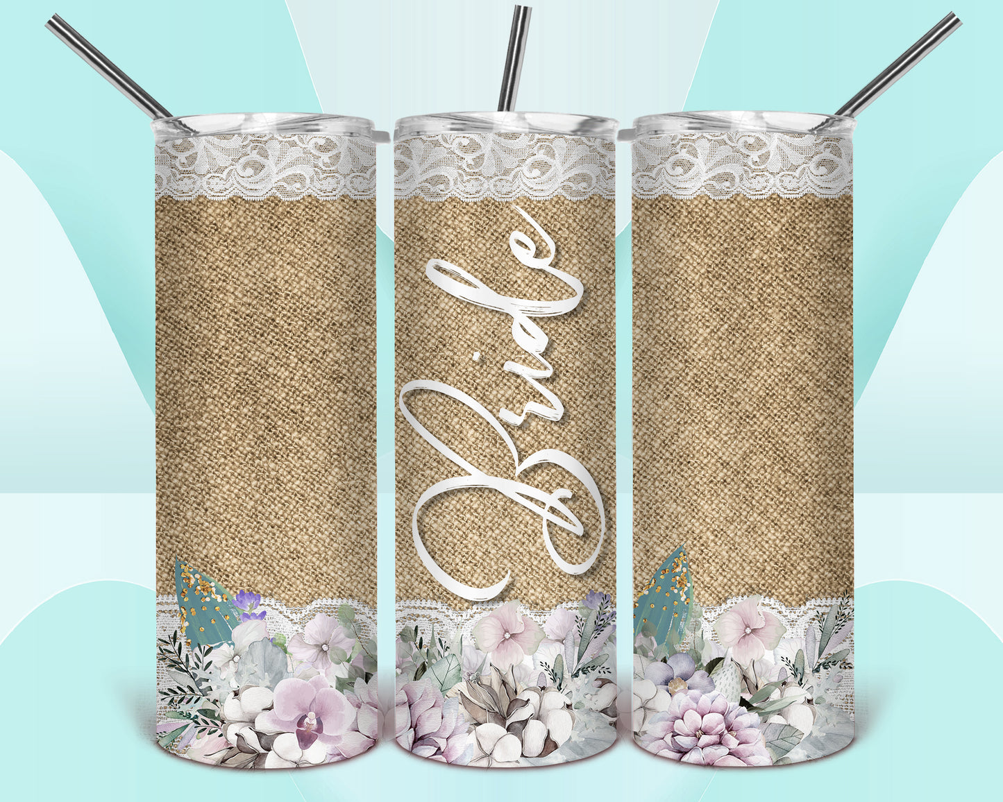 Bride Groom Sublimation Tumbler Bundle