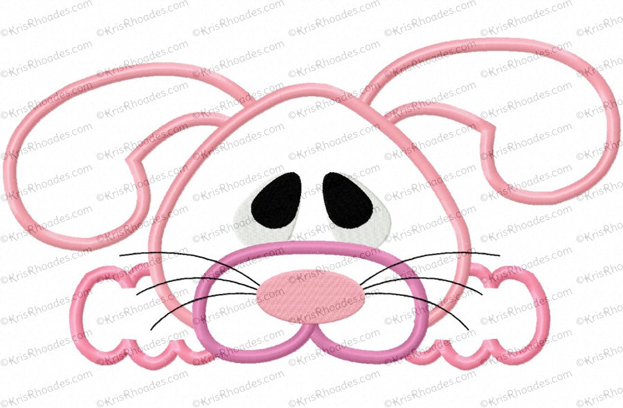 KRD Bunny Face and Butt Applique