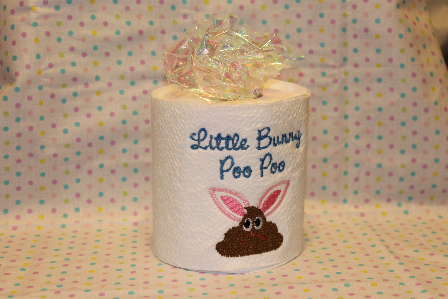 KRD Little Bunny Poo Poo toilet paper embroidery design – Bella Bleu ...
