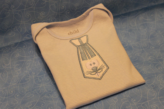 KRD Easter Bunny Instant Tie Applique