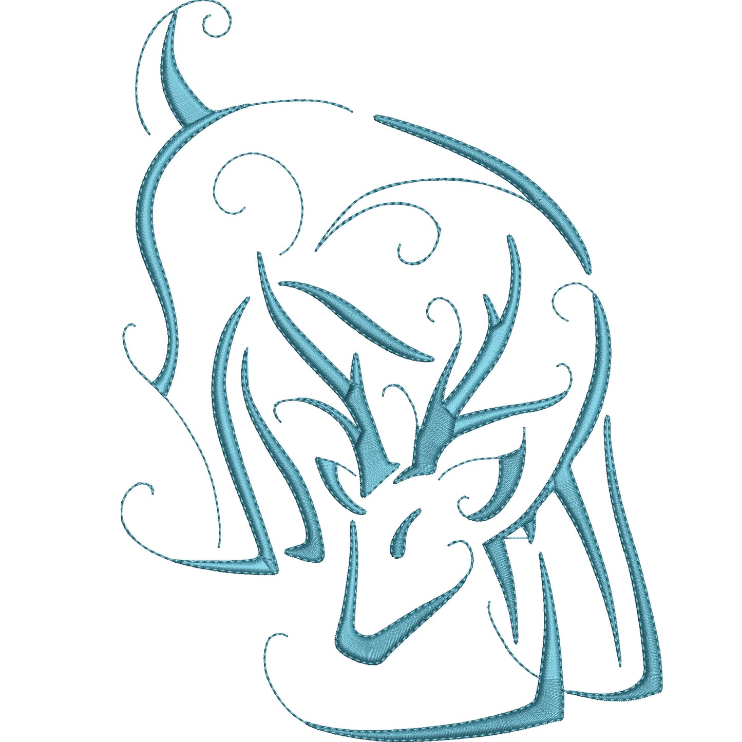 KRD Christmas Reindeer Outline Set