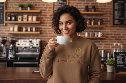I need coffee not your opinion saying