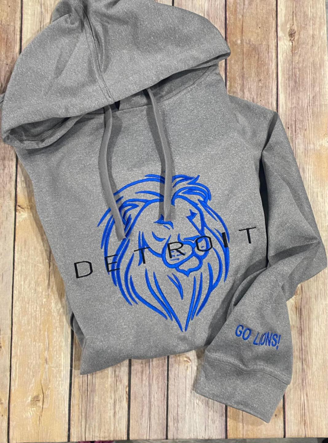 Lions Mascot Custom Hoodie Sweatshirt