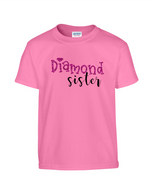 Diamond Sister Pink Tee Youth
