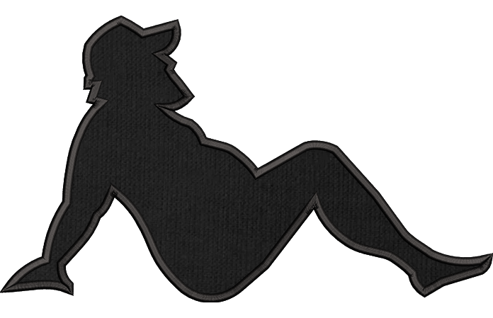 Sexy Guy Side Design Applique 3 sizes