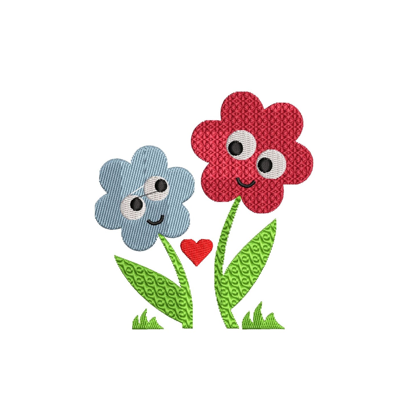 KRD Flowers Cartoon Applique