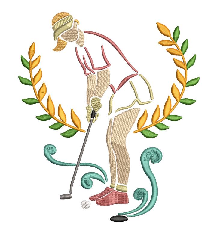 Golf 1 Woman putting
