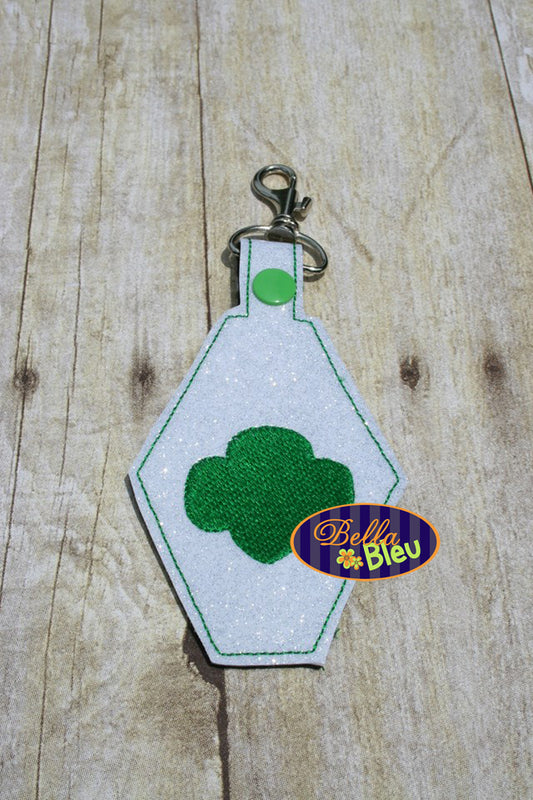 Trefoil Key fob ITH