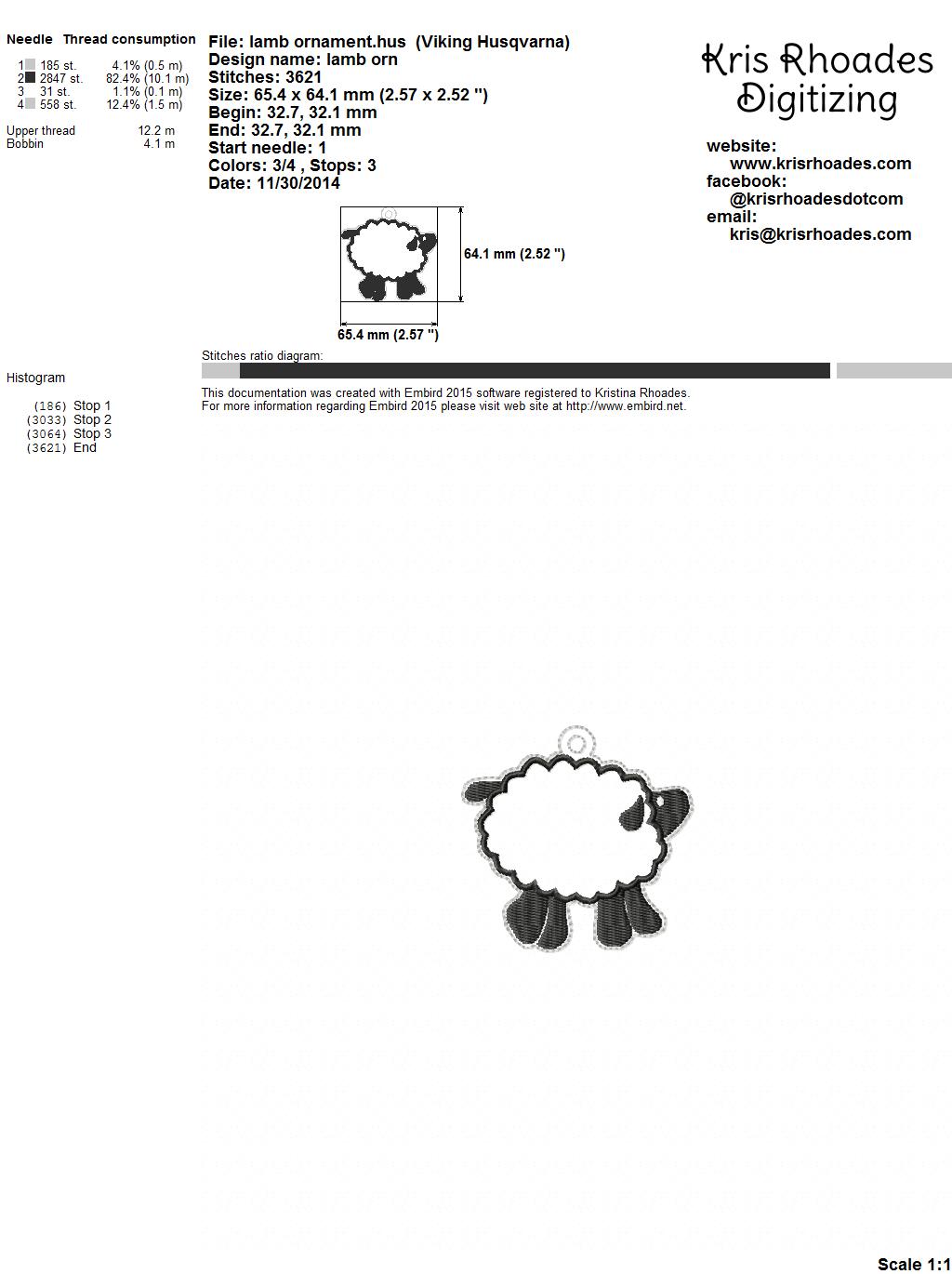 KRD - MY JESUS TREE LAMB ORNAMENT