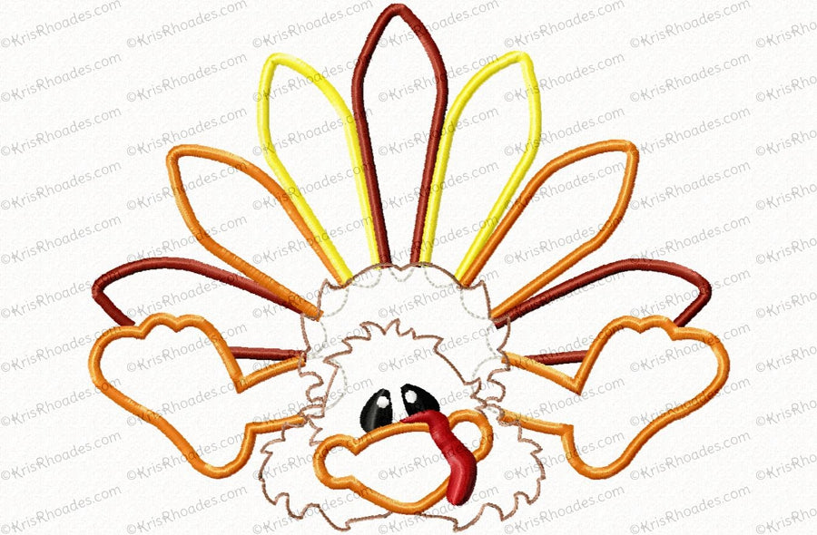 KRD Lazy Turkey Applique