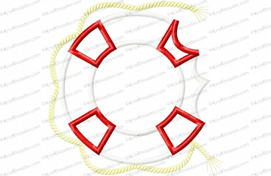 KRD Life Preserver With Bite Applique