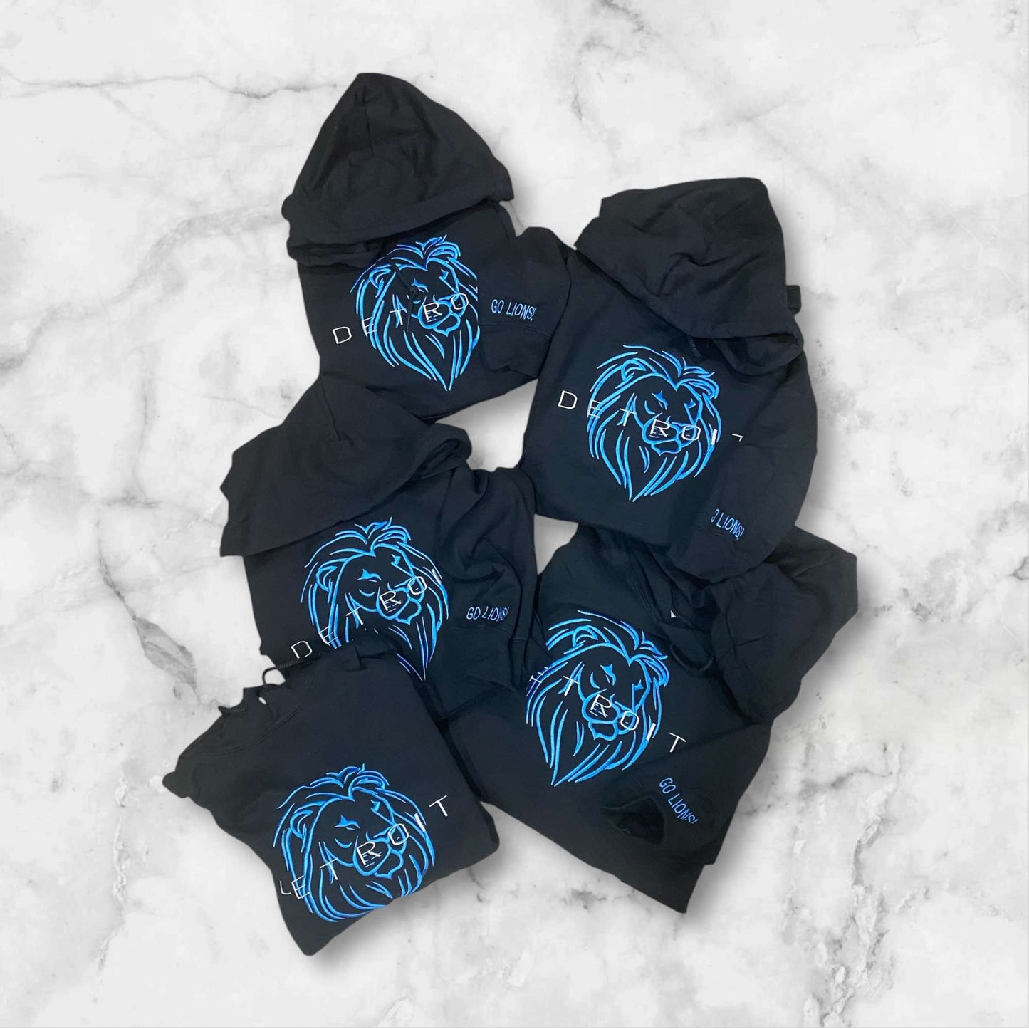 Lions Mascot Custom Hoodie Sweatshirt