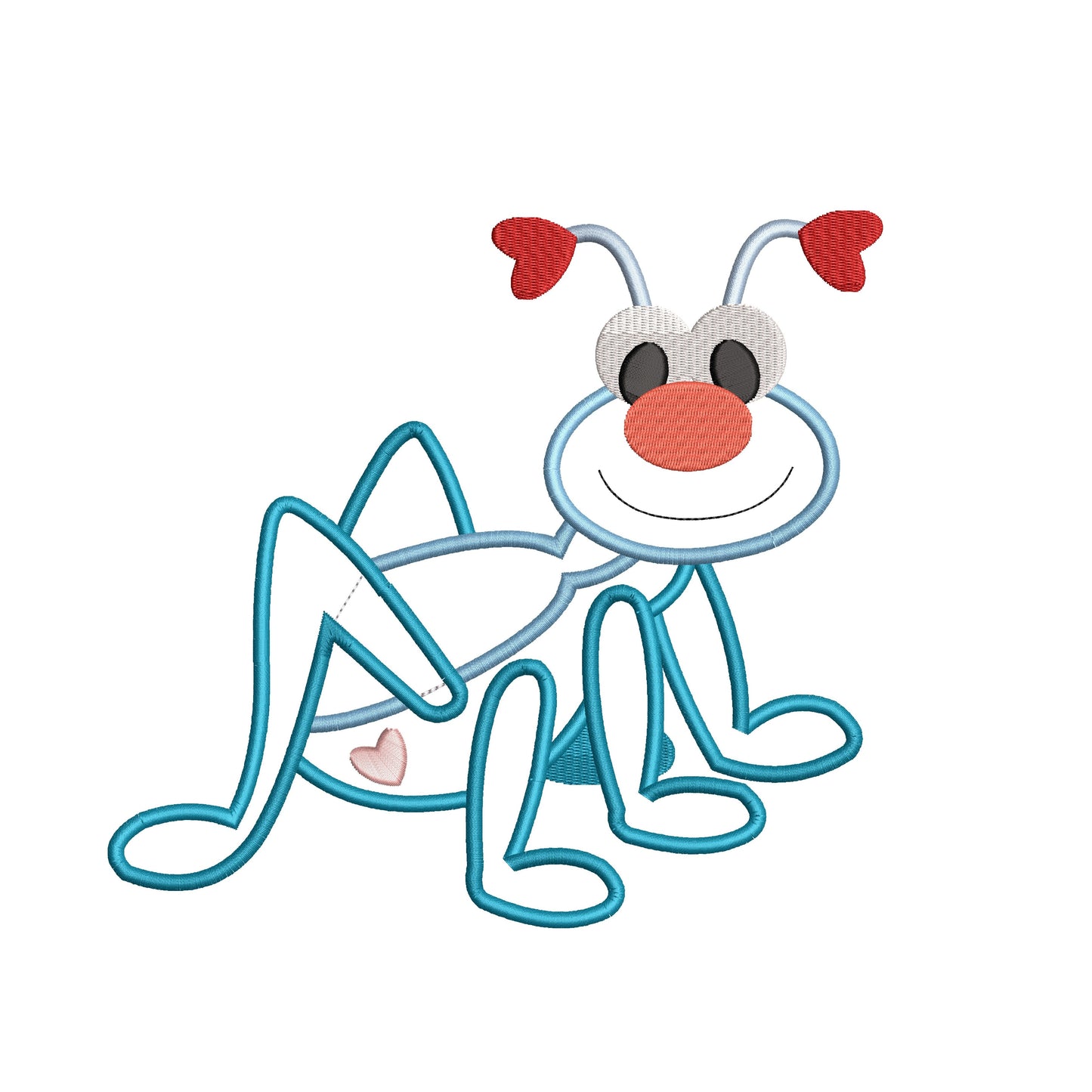 KRD Love Bug Cricket Applique