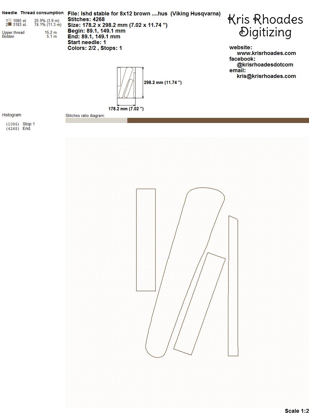 KRD Stable Nativity Ornament