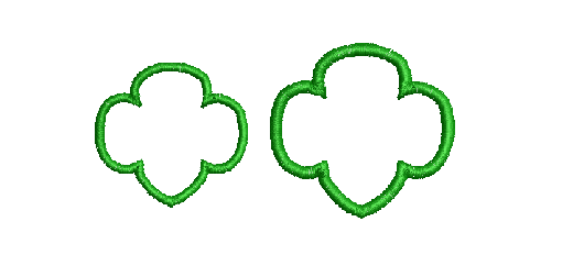 Trefoil Mini Designs Outline