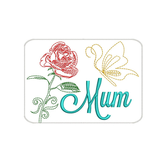 KRD Mug Rug Mum
