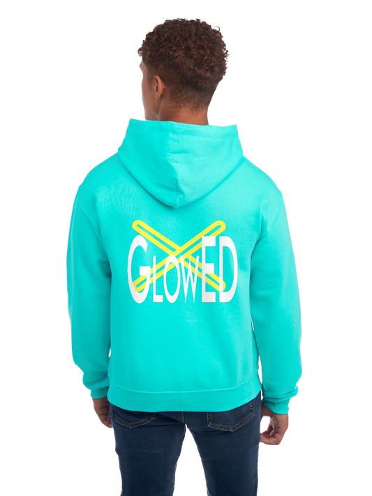Blue GlowED Neon Hoodie