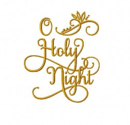 KRD O Holy Night Christmas Saying