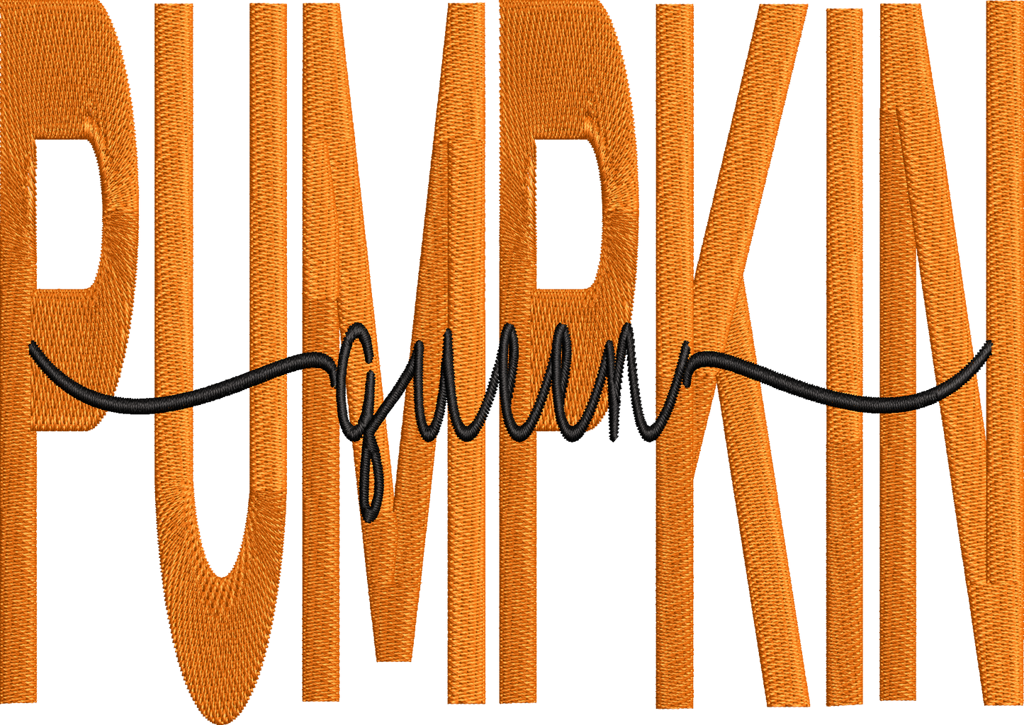 Pumpkin Queen Word Art