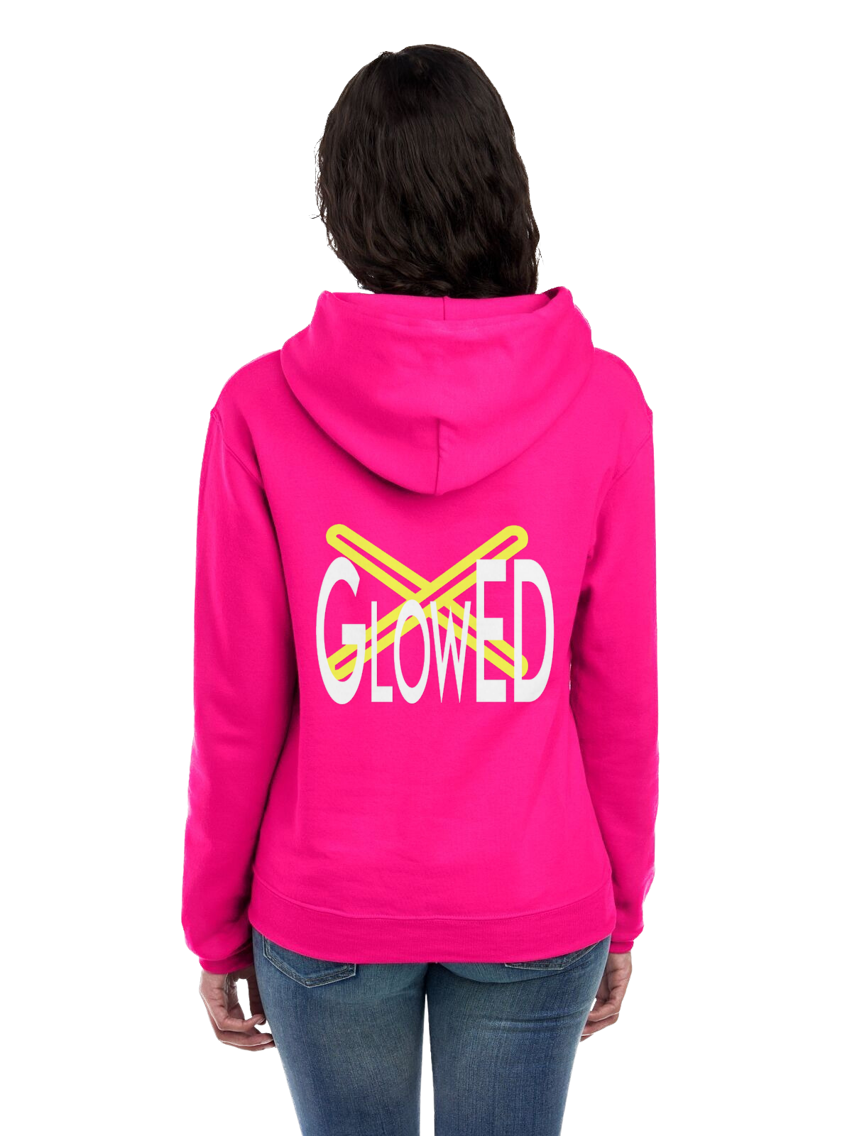 Hot Pink GlowED Neon Hoodie