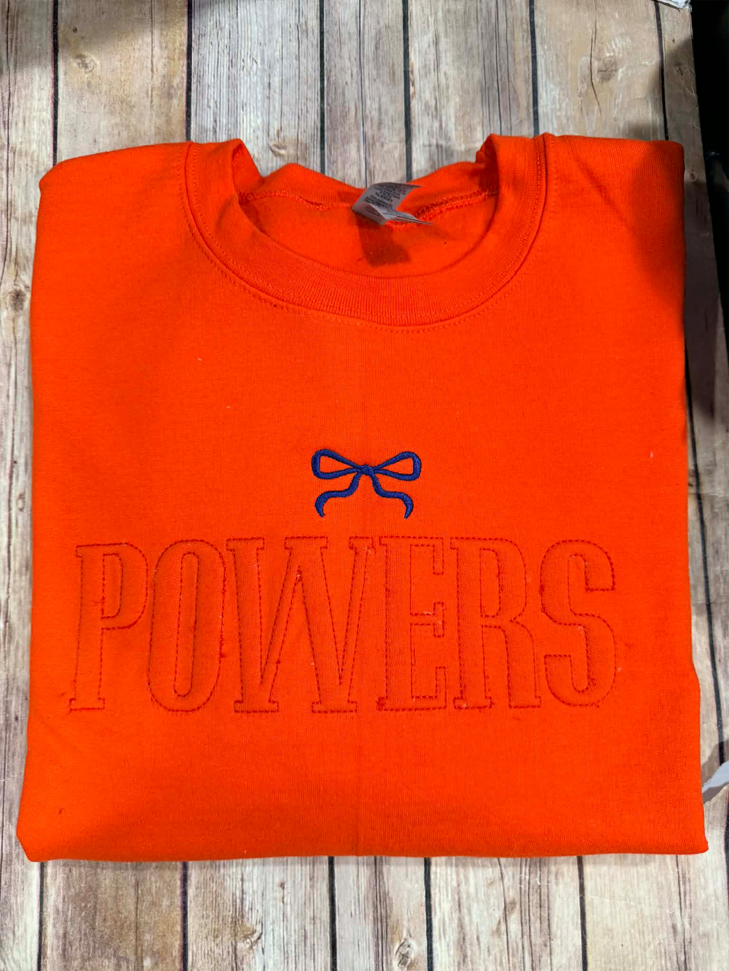 Powers Sweatshirt with Side Bows