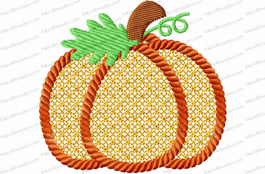 KRD Fall Pumpkin lace fill