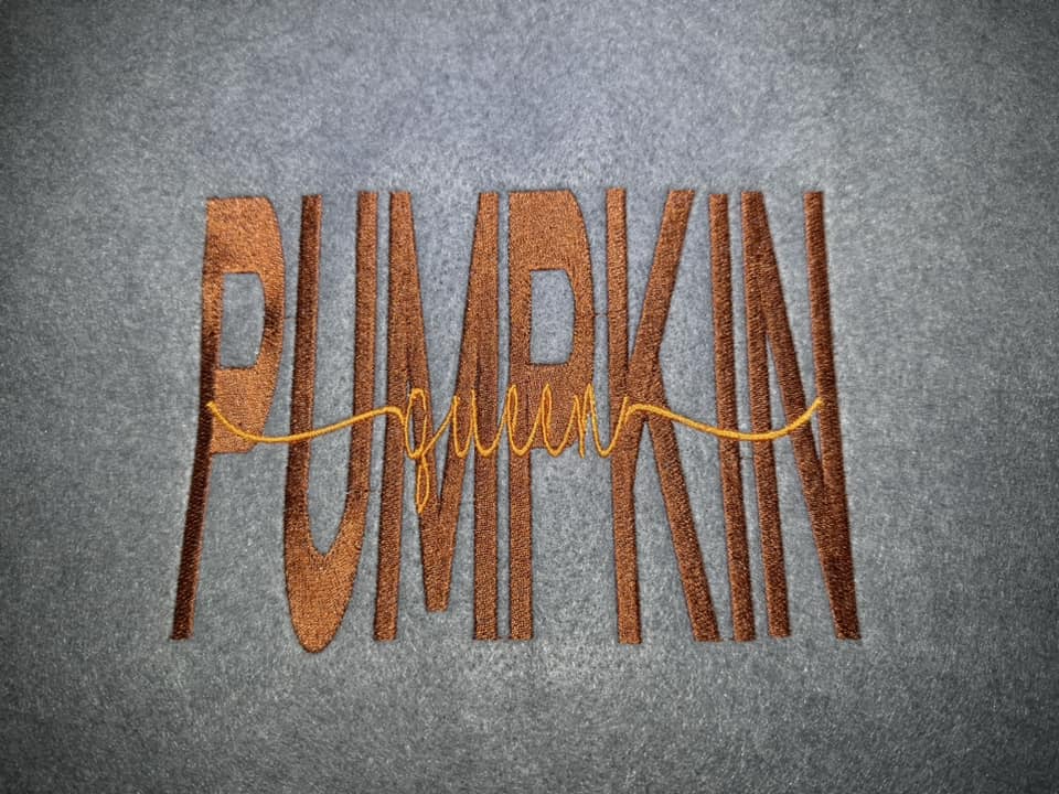 Pumpkin Queen Word Art