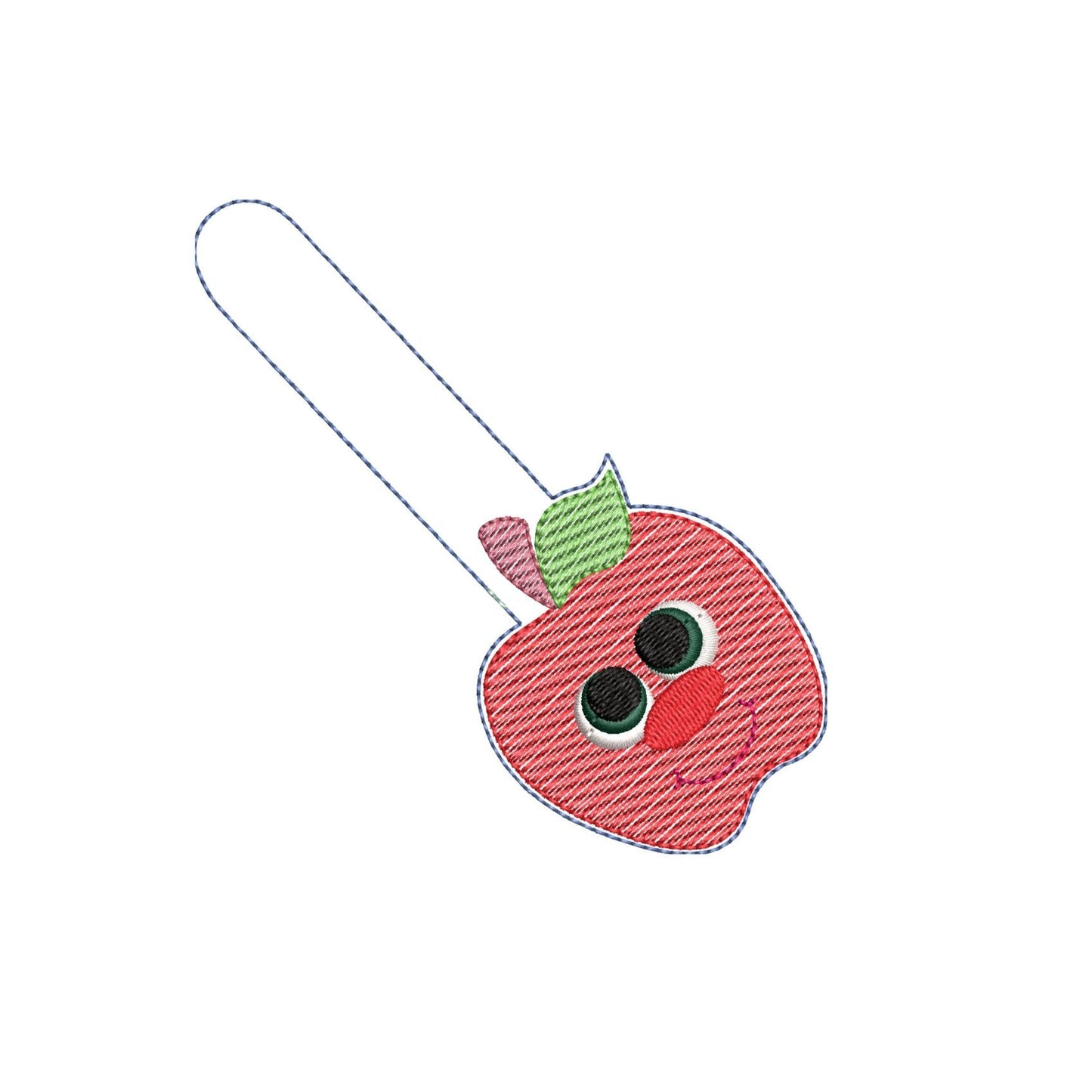 KRD Keyfob Mylar Apple With Face