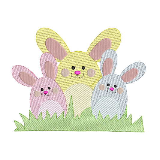 KRD Mylar Bunny Trio