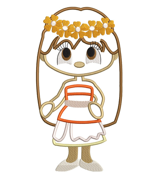 KRD Polynesian Princess Applique