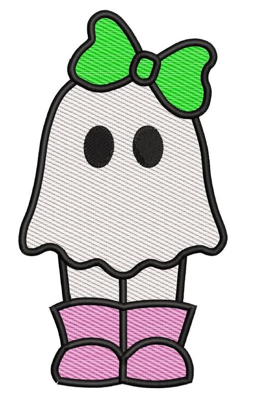 Ghost Girl Halloween Sketchy