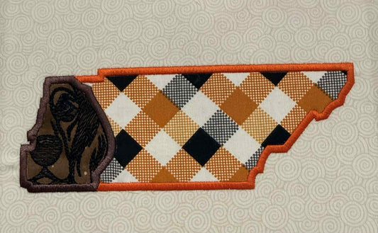 Tennessee Mascot Mascot Applique
