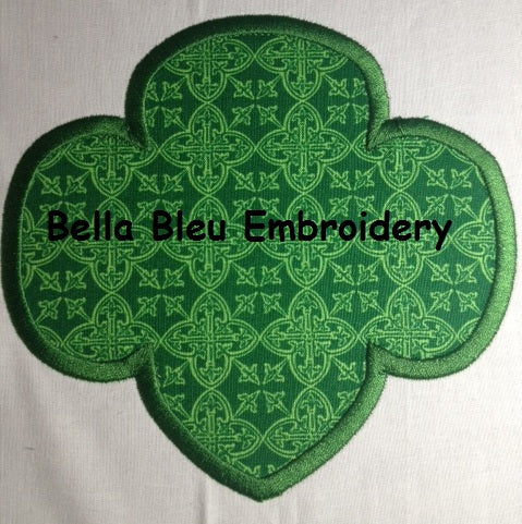 Trefoil Applique 3 sizes