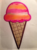 Ice Cream Cone Applique Machine Embroidery Design