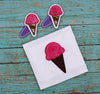 Ice Cream Cone Applique Machine Embroidery Design