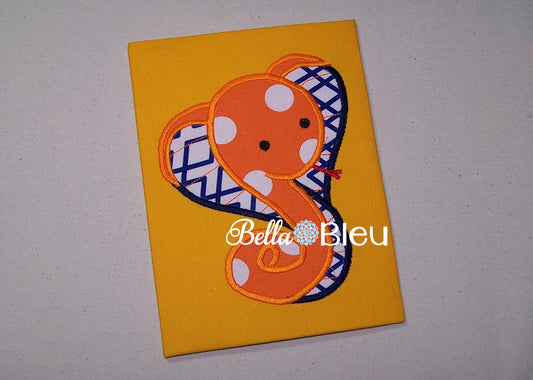 Kiddie Cobra Snake Machine Applique Embroidery Design