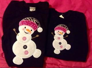 Silly Snowman Applique