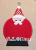 Christmas Santa Claus Ornament Machine Applique Design