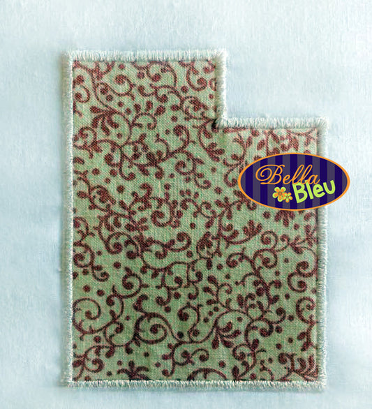 State of Utah Machine Applique Embroidery Design