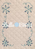 Beautiful Snowflake Winter snow monogram frame machine embroidery design