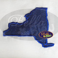 New York State Applique Embroidery Design Monogram