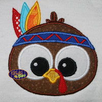 Native American Indian Turkey Face