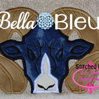 Ram Towel Topper Peeker Machine Applique Embroidery Design