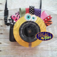 ITH in the hoop Applique Camera Lenses Buddy Photography machine embroidery