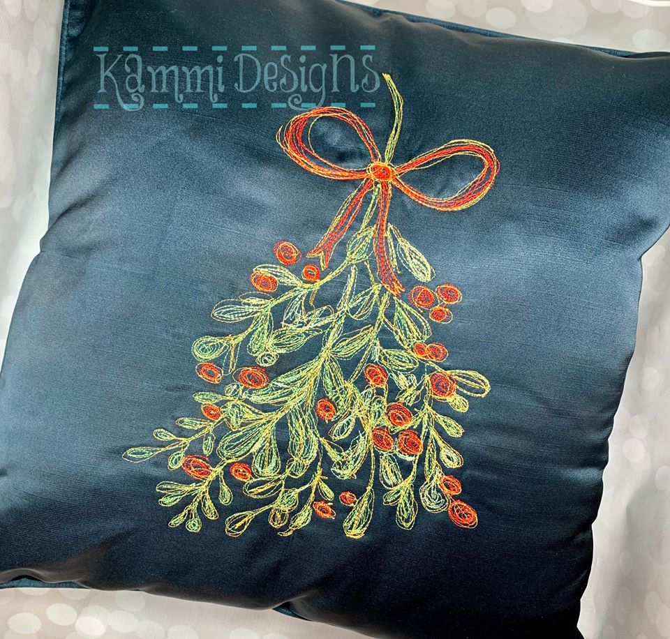 Mistletoe Scribble Sketchy